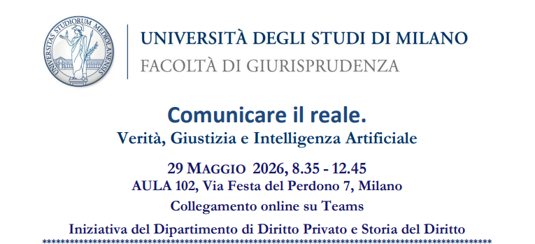 Comunicare il reale. Verità, Giustizia e Intelligenza Artificiale
